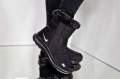 Nike Черни Дамски Апрески С Пух, снимка 3