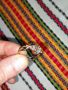 Дамски пръстен с морганит и циркони, снимка 4