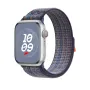 Текстилна каишка Apple Watch 7, 8 – 38mm/ 40mm/ 41mm, синя, велкро, снимка 1