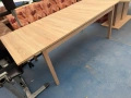 240333  НОВА  трапезна маса 205/90 см -цена 130 евро или 352,05 лв хбб цвят дъб сонома  205см разтег, снимка 5