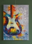 "Цветен звук" Картина 70х50см, Маслена живопис с шпакла, снимка 2