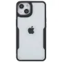 Удароустойчив калъф Electroplating за iPhone 14 Plus, Черен, снимка 2