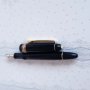 Ретро писалка Montblanc Masterpiece 142 със златен писец, снимка 3