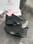 Valentino Мъжки Черни Маратонки👟Мъжки Спортни Обувки В Черен Цвят Валентино Код E544, снимка 4