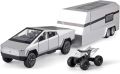 1/32 Комплект модел RV ремарке за пикап, Tesla Cybertruck и ATV