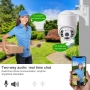  WiFi IP Камера 5MP PTZ IP66 Водоустойчива С PIR засичане на хора Пълноцветно Нощно Виждане V380 APP, снимка 8