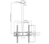 Стойка, поставка AN-CPLB-902 LED, за таван, регулиране, завъртане, телевизор, 26-55", 30kg, снимка 2
