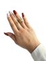 Красив дамски пръстен от неръждаема стомана тип пеперуда, снимка 1