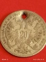 Сребърна монета 20 кройцера 1869г. Франц Йозеф Австрия за КОЛЕКЦИЯ 52913, снимка 14