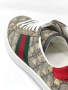 Мъжки кецове Gucci Ace Sneakers Beige GG Supreme Golden Bee EU 46.5 UK 12.5 US 13 Нови с кутия, снимка 9