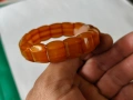 Стара гривна от кехлибар, снимка 5
