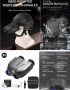 Шлемник Челник Водоустойчив Цифров Бинокъл Записващи Очила за Нощно Виждане 360гр FULL HD 3D Окуляри