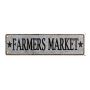 Метална табела Farmers market, снимка 1 - Декорация за дома - 45635999