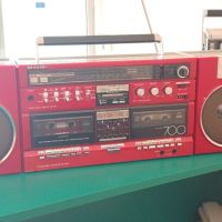 Продавам радиокасетофон boombox Sharp gf 700 Japan red , снимка 8 - Радиокасетофони, транзистори - 45822196