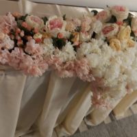  Букет за  маса, украса за сватба, снимка 3 - Изкуствени цветя - 40197575