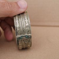 Сребърна възрожденска гривна, снимка 3 - Антикварни и старинни предмети - 45683631