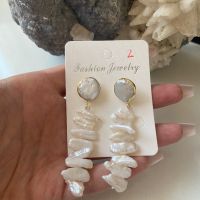Модно бижу обеци с истински перли , снимка 3 - Обеци - 45359295