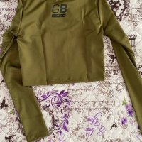 Спортна блуза Advanced Olive - GymBeam, снимка 5 - Спортни екипи - 45237381