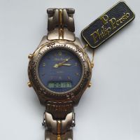 Цифров аналогов мъжки часовник Philip Persio Titanium, снимка 2 - Антикварни и старинни предмети - 45597526