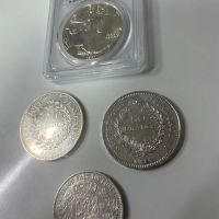 Сребърни монети 4 броя, снимка 2 - Нумизматика и бонистика - 45766217