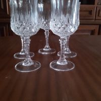 Немски кристални чаши за вино, красиви, старинни, снимка 4 - Други ценни предмети - 40280978