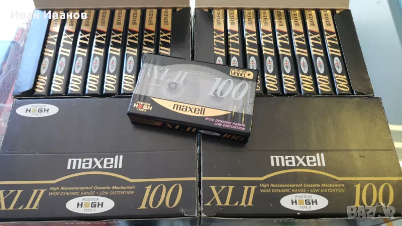 MAXELL XL II 100 аудиокасети хром, снимка 1