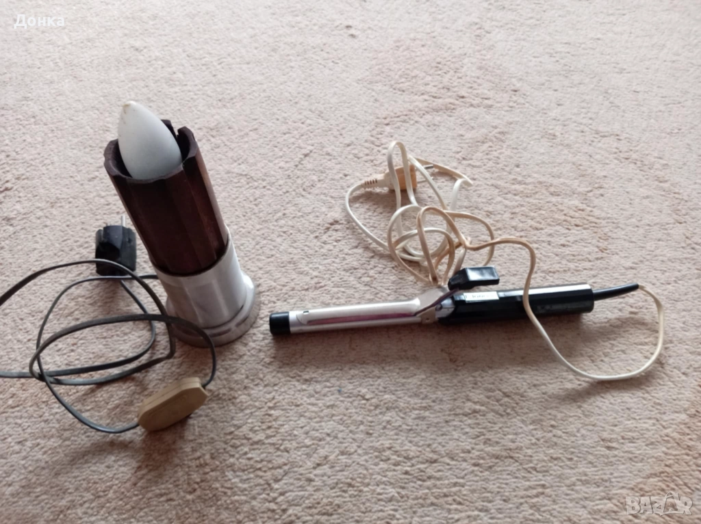 Нощна лампа и маша за коса, снимка 1