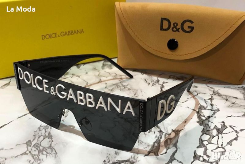 Унисекс слънчеви очила черни Dolce & Gabbana реплика, снимка 1