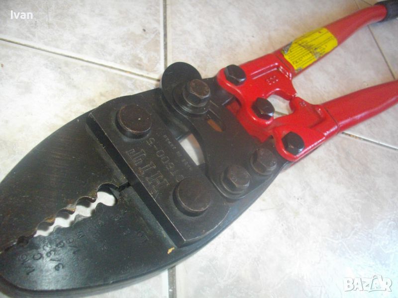 Нова Японска Кримпваща Кабели Оригинална Ножица-Голяма 665мм/3,0 кг-5 Размера-HIT CT600, снимка 1