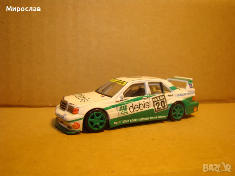 1/64 MICROCHAMPS MERCEDES BENZ 190 EVO РАЛИ МОДЕЛ КОЛИЧКА, снимка 1