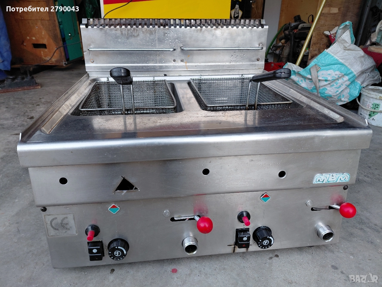 професионален газов фритюрник, снимка 1