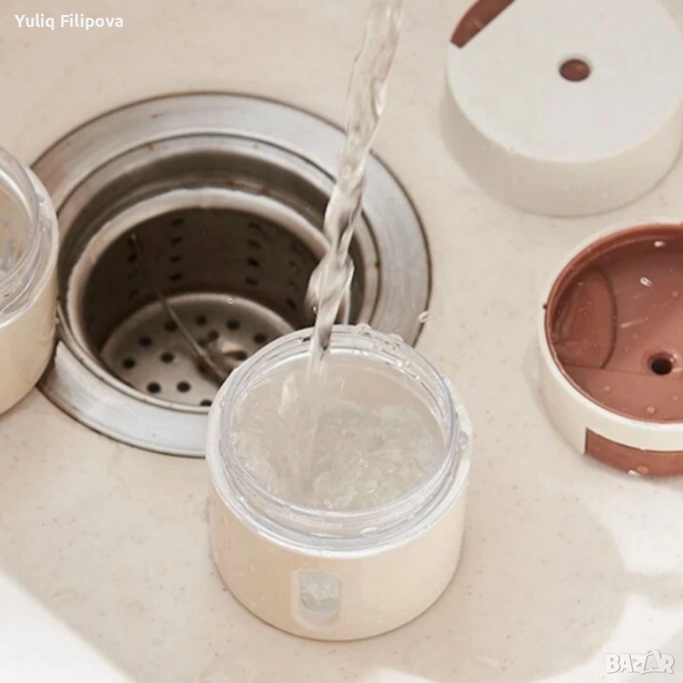 Магнитни стъклени буркани за подправки 6 бр, снимка 1