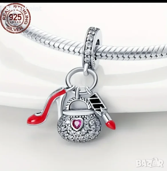 Сребърен талисман за Пандора, снимка 1