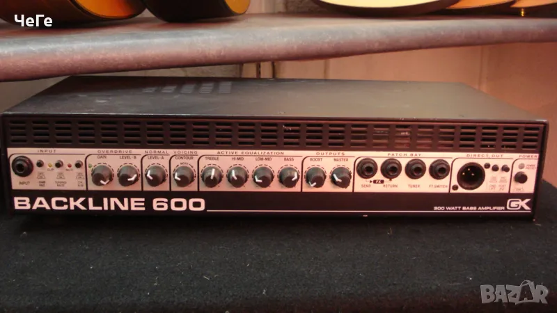 Gallien Krueger Back Line 600 Bass глава, снимка 1