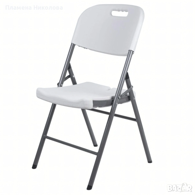 Комплект 4 броя сгъваеми кетъринг столове за градина и събития - удобни и издръжливи, снимка 1