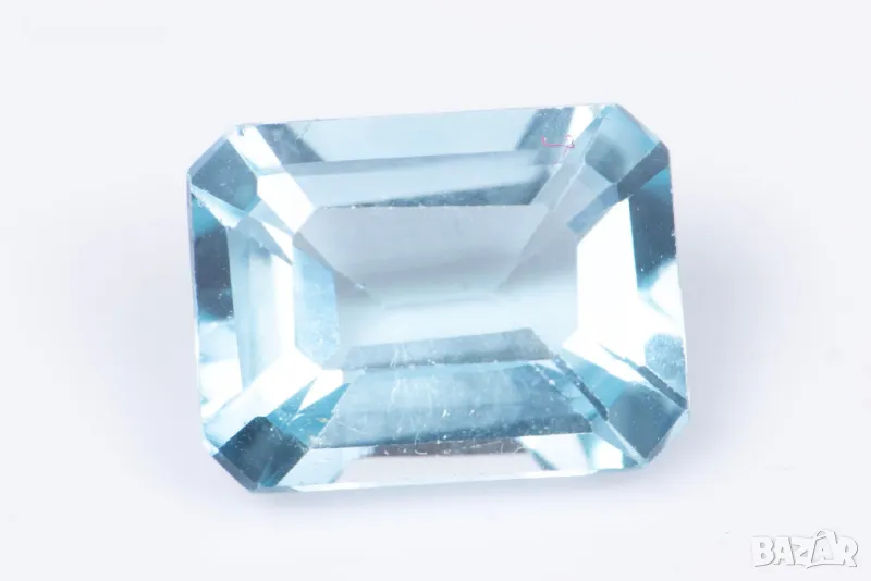 Син топаз 1.91ct 8x6mm VS октагон шлифовка #5, снимка 1