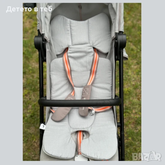 Постелка за количка супер сива, снимка 1