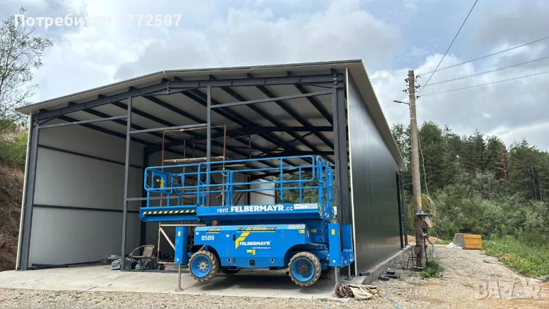 Метално хале-Ригел 10 на 12 ТОП ЦЕНА 12800ЛВ, снимка 1