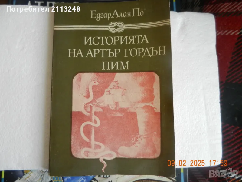 Едгар Алан По - Историята на Артър Гордън Пим, снимка 1