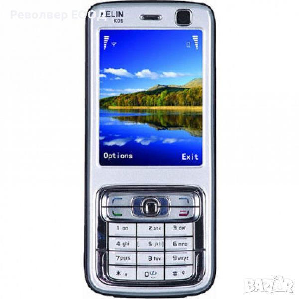 Електрошоково устройство Kelin K95 - мобилен телефон, сребърно, снимка 1