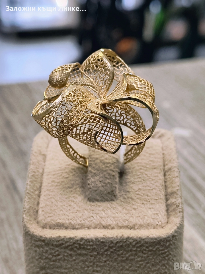 Златен Пръстен 4.71гр / 14К, снимка 1