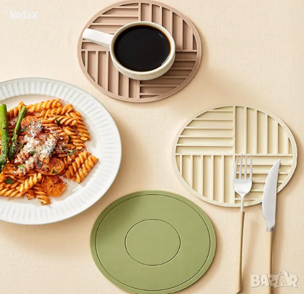 Силиконови подложки за маса,5бр., снимка 1