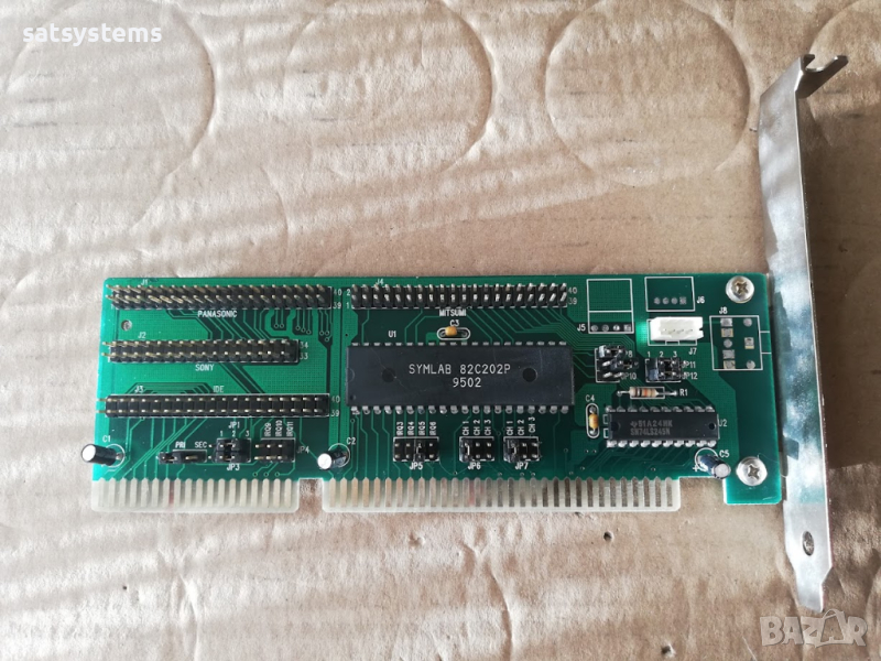 Symlab 82C202P Multi Controller 16-bit ISA IDE FLOPPY Card, снимка 1