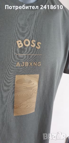 Hugo Boss X Anthony Joshua AJBXNG Cotton Mens Size 50/ L НОВО! ОРИГИНАЛНА Мъжка Тениска!, снимка 1