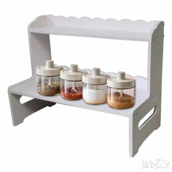 Двуслоен органайзер за плот – Идеален ред и стил във всяко пространство, снимка 1