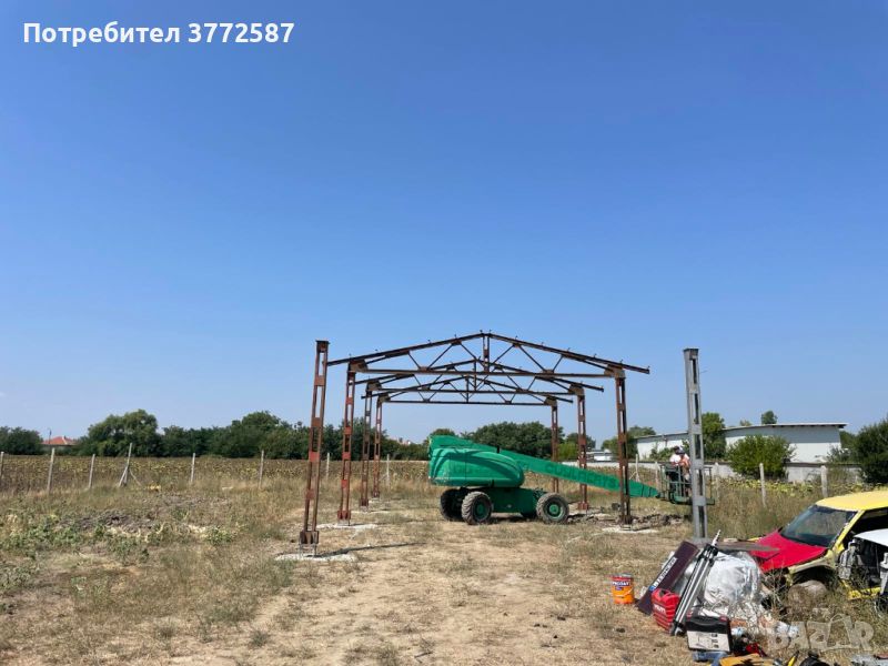 Метално хале-Ригел 10 на 12 ТОП ЦЕНА 12800ЛВ, снимка 1