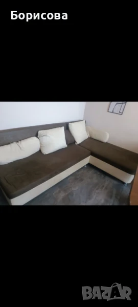 Елегантен разтегателен диван +ПОДАРЪК МАСА!!!, снимка 1
