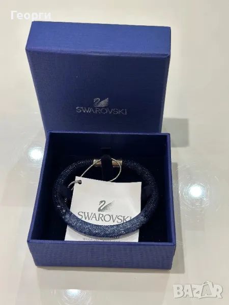 Гривна Swarovski в син цвят, чисто нова, снимка 1