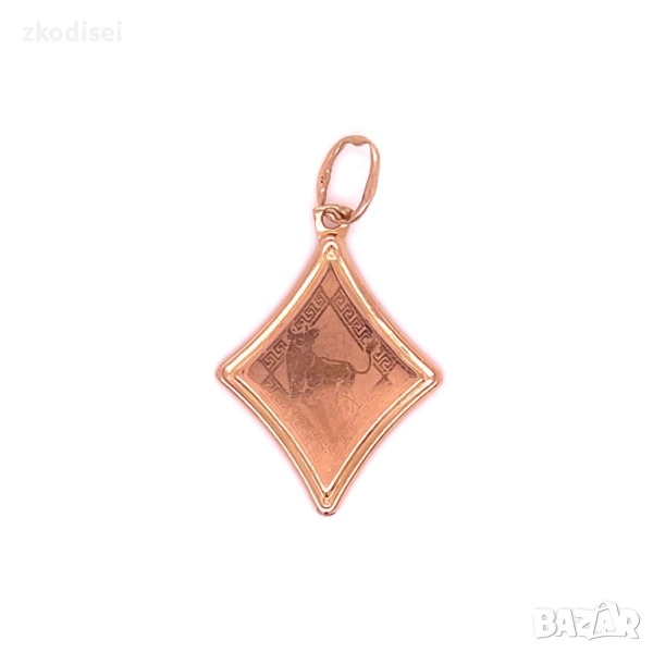 Златен медальон 0,86гр. 14кр. проба:585 модел:34907-2, снимка 1