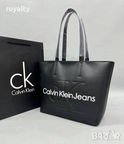 Calvin Klein Нова Кожена Дамска Чанта , снимка 1